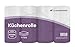 Produktbild Inoverse 3-lagig Küchenrollen, 4 Rollen (1er Pack)  50 Blätter pro Rolle, Küchenpapier aus 100% Zellstoff, Extra Saugfähig & Reißfest, Haushaltsrollen