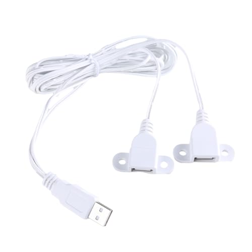 Cable Usb 2 Metros Blanco Marca FackLOxc