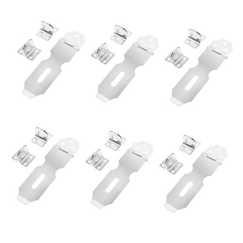 Image of DOITOOL 32pcs Heavy Duty Hasp Latch for Barn Doors Cabinets and Buckle Unique Design for Versatile Use and Easy Installation