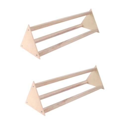 GALPADA 2pcs Bird Board Stand for Parrots Chicken Accessories Wooden Chicken Perch Parrot Standing Rack