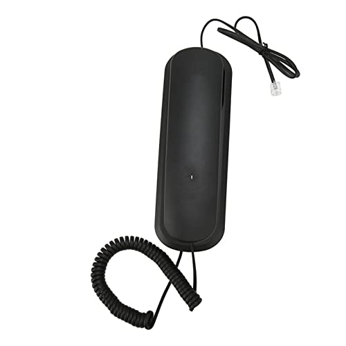 [Opzioni di posizionamento versatili] Questo telefono fisso compatto con filo può essere facilmente appeso al muro o posizionato su qualsiasi scrivania aggiungendo un tocco di fascino retrò al tuo spazio. il suo design lo rende un'aggiunta elegante agli ambienti domestici, alberghi, scuole o uffici, unendo funzionalità e fascino estetico.
