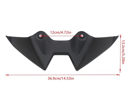 Z500 2024 2025 kit ailes de carénage spoiler frontal moto - 5