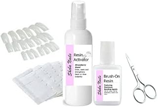 SHEBA NAILS Brush On Resin Precut Linen Nail Wrap Pro Kit