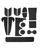 LANGBEAN Tapis Anti-poussière pour Hyundai Kona SX2 2024 2025, 15PCS Tapis en Caoutchouc Antidérapant pour Console Centrale, Boîte de Rangement, Porte Gobelet, Boite à Gants, Noir