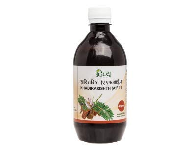DIVYA KHADIRARISHTH - 450ML - (PACK OF 2)