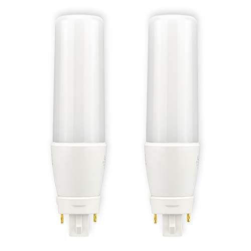 Popp® Bombillas E27 LED Edison PLC G24 12W Equivalente a 100W Incandescente 270° 1000Lm SMD Luz 4000K Neutros 6000K (Pack 2, 6000K)