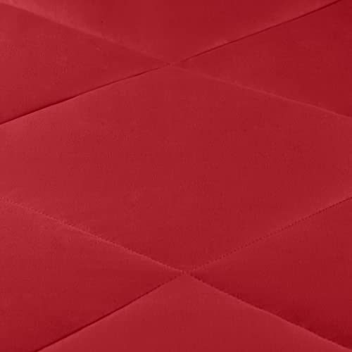 Parure de lit 7 pièces Jerry Eclipse Sleep Solutions rouge et gris