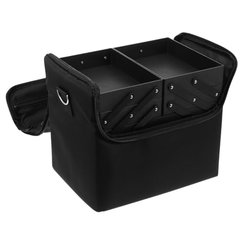 Bolsa de maquillaje profesional portátil para organizar tus cosméticos de viaje