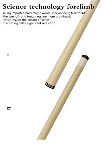 Taco de billar pool de 147 cm con punta de 13 mm y peso de 19 oz miniatura 3