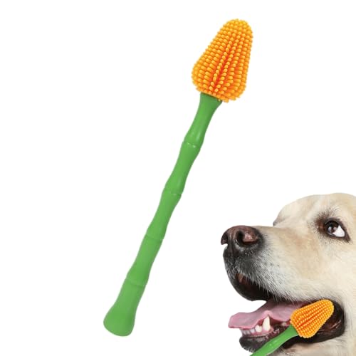 Sionhiuo Spazzolino da denti per cani - Accessori per la cura del manico lungo,Spazzolino da denti per cani di taglia grande,Per la cura della salute Uso quotidiano Casa Viaggi Igiene Cuccioli di
