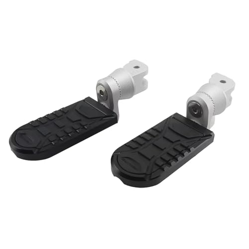 Repose-pieds Scrambler 800 en alu taillé masse réglables argent noir