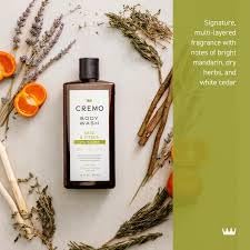 Cremo Rich-Lathering Sage & Citrus Body Wash, A Revitalizing Combination of Bright Mandarin, Dry Herbs and White Cedar, 16 Fl Oz image 4