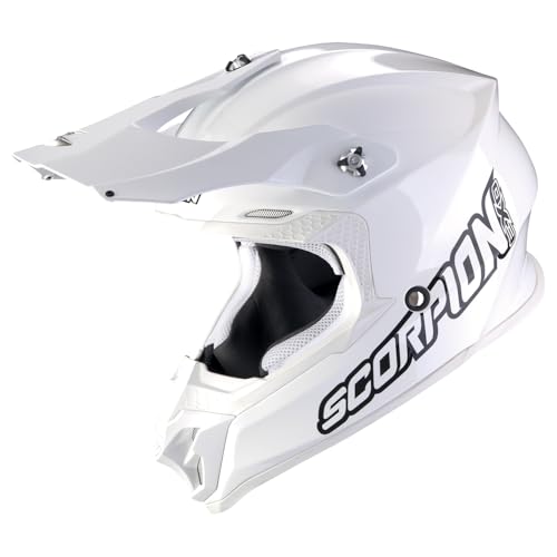 Scorpion vx-16 Evo air Casque Off-Road Moto Blanc XS Confort Stable - 2