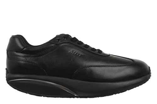 MBT-1997 Leather Winter Zapatillas Casual para Hombre. Deportivas de Vestir Anatómicas y Cómodas. Calzado Fisiológico Confort y Estabilidad con Suela Curva. Sneakers de Piel con Cordón