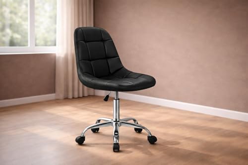 Image of NGFC Leather Office Chair for || Swivel Office Chair || Adjustable Task Chair with Rolling Wheels for Medical /Kitchen /Doctor /Salon /Spa /Cafe /Bar /Stool Chair