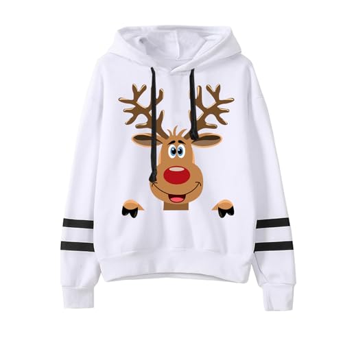 weihnachtssweater damen, Pullover Hoodies Damen Langarm Herbst...