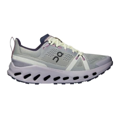 On Women's Cloudsurfer Trail Hiking Shoe, Seedling/Lilac (Seedling|Lilac, US Footwear Size System, Adult, Woman, Numeric, Medium, 9.5)