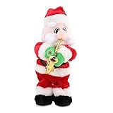 Poupée de noël : tissus sélectionnés, qui offrent un toucher confortable, musical père noël
