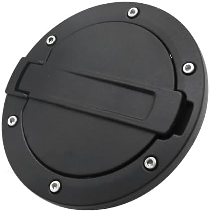Beside_Auto 07-17 Wrangler 4-Door 2-Door Gas Tank Cap Cover Fuel Tank Cover (Star