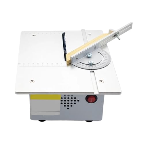 Mini Cut Off Machine, T60/T50 Multifunctional Mini Table Saw DIY Woodworking Chainsaw Household Electric Sliding Cutting Machine,for Cutting Brass Steel DIY(T50)