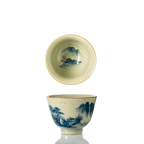 Set Da Tè Per Adulti Bellissimo Set Di Tazze Da Tè Con Apertura In Ceramica Per La Cerimonia Del Paesaggio Dipinto A Mano Cinesi Antiche Tazza Giapponese Set Da Tè Portatili