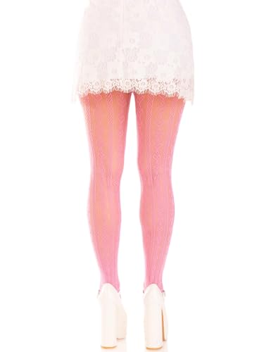 Image of Leg Avenue Heart Tights With Keyhole And Mini Bow Details
