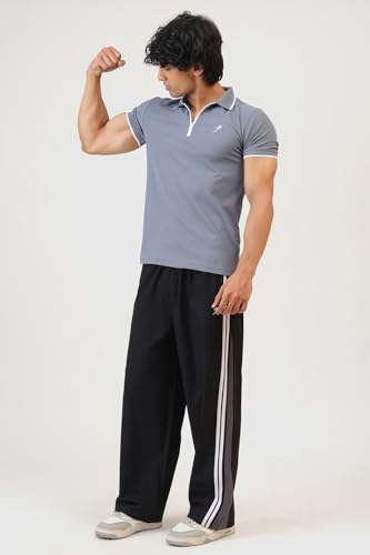 Image of FUAARK Men Stride Slim Fit Polo Tshirt in Premium Pique Fabric