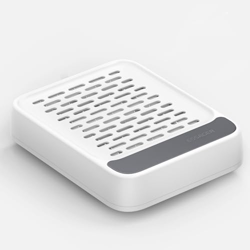 Colector de polvo de uñas de 3800 rpm con velocidad ajustable y 2 filtros