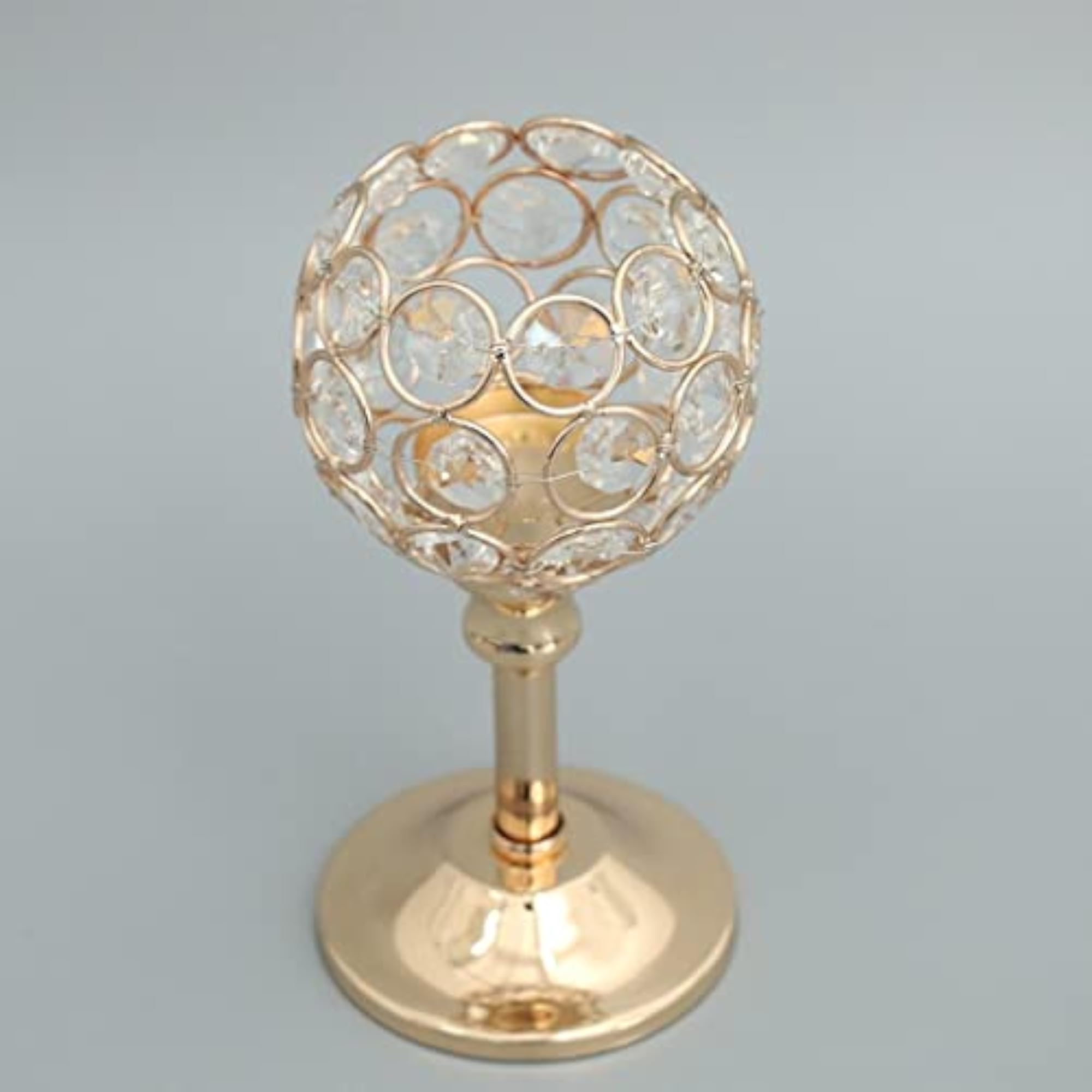 Mosaic Crystal Candle Holder Tea Light Stand