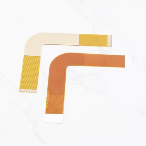 Image of SING F LTD 4pcs Slim Laser Flex Ribbon Cable Copper Compatible with PS2 Slim SCPH-70000x SCPH-75000x SCPH-77000x SCPH-79000x Consoles with Double Sided Tape