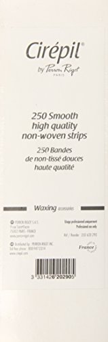 Cirepil - Organic Waxing Strips - Smooth Non-Woven Strips for Cirepil Soft Waxes (Strips) - 250 Units