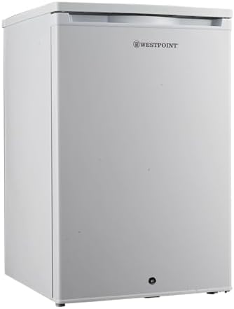 Westpoint 102 Liters Mini Vertical Freezer, DEFROST, Lock & Key, 3 Storage Drawers, 55x58x85cm(WxDxH),One Year Warranty โ WVI-1024E โ New Model Launched