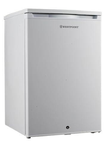 فريزر عمودي مدمج من ويست بوينت 83 لتر صافي / 102 لتر إجمالي، 3 قدم مكعب، تقنية إزالة الجليد، قفل ومفتاح، 3 أدراج تخزين، أبيض، ضمان لمدة عام واحد – موديل جديد 2025 WVI-1024E