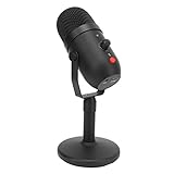DAUERHAFT USB Microphone, USB Cardioid Mic Noise Reduction One Click Mute Plug and Play Real Time Mo