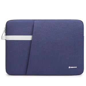 NIDOO 10 Zoll Wasserdicht Laptop Sleeve Kompatibel mit 11" iPad Pro M5 M4 / 11" iPad Air M3 / 11" iPad A16 / 11" MatePad / 11" Galaxy Tab S9 / 11" Tablet, Notebook Hülle Schutzhülle für 10" iPad, Blau