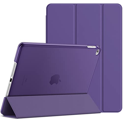 Image of JETech Case for iPad Air 2 (2nd Generation), Smart Cover Auto Wake /Sleep (Purple)
