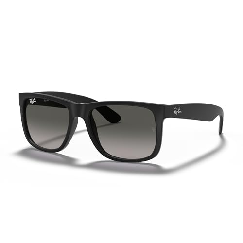 Ray Ban RB4165 Lunettes de Soleil Mixte FR : Large (Taille Fabricant : 55) Noir (Monture : Noir, Verres : Gris Gradient 601/8G)