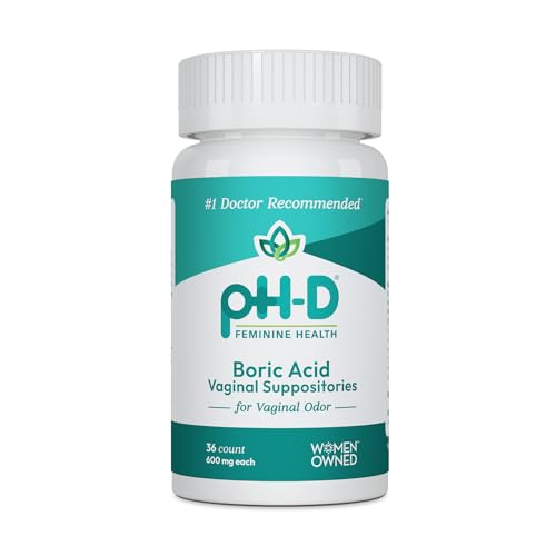 pH-D Feminine Health Support - 600 mg Boric Acid Suppositories
