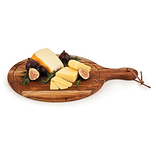 3503 Country Home Acacia Wood Artisan Cheese Paddle by Twine Large 1