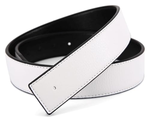 Mens Belts,Luxury Belt No Buckle Belt Men Smooth Buckle Belts For Men Whole Cowhide For Casual Golf Jeans3