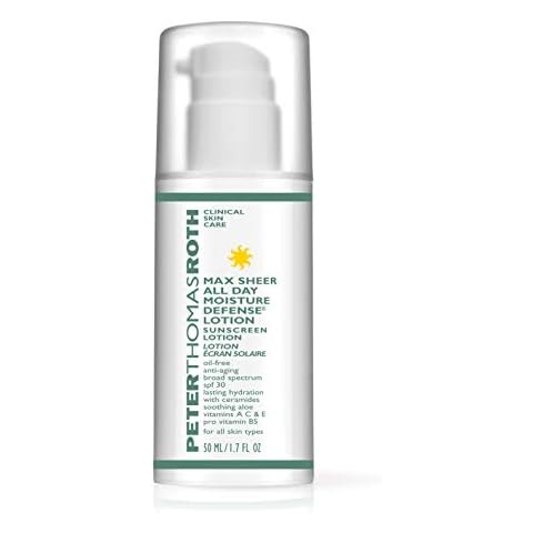 Peter Thomas Roth  Peter Thomas Roth Max Sheer ALL DAY Moisture Defense Lotion With Spf 30, 1.7 Ounce Earplug, 2 cm, Black Cover