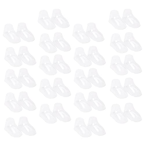 IMIKEYA 100pcs Plastic Foot Mold Shoe Tree Socks Filler Shoes Display Holder Baby Feet Booties Stands Display Shoe Trees Plastic Toddler Feet Molds Baby Shoes Display Stands