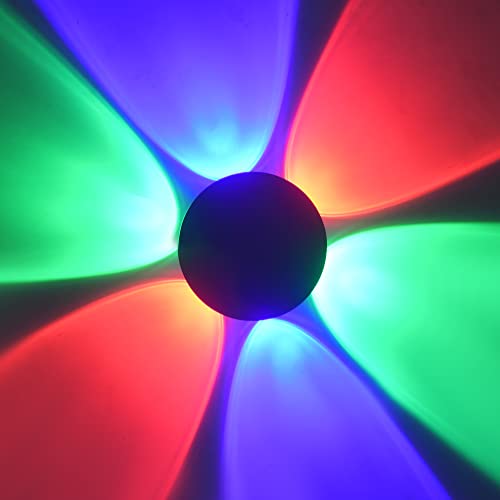 Image of 06 W Led Waterproof IP65 Outdoor Light for Wall lamp Elevation Lights for Main Entrance Outdoor (6 Way Round, Round 6 Way R-G-B)