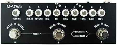 M-VAVE CUBE BABY Guitarra Elétrica Multifuncional Portátil Pedal ...