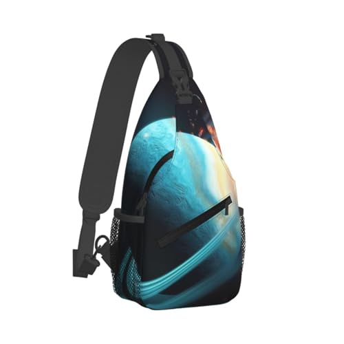 Bolso cruzado Uranus Impact para hombre y mujer negro miniatura 2