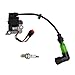FLMLF 23CC~71CC Engine Visible Flashing Spark Plug+Ignition Coil Kit for 1/5 HPI ROFUN ROVAN KM Baja Losi FG GoPed RedCat Rc Parts (Green)