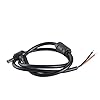 1pc Voedingskabel Directe stroom 5.5 * 2.5 3D-afdrukdelen zwart for aansluiting Dc Voeding en 3D-printer TTUC