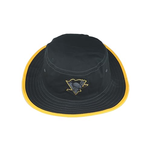 Pittsburgh Penguins NHL Officially Licensed Bucket Hat Trainer Black Element
