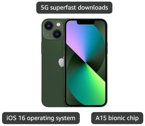 Image of Apple iPhone 13, 128GB, Green - Locked to T-Mobile (Renewed)