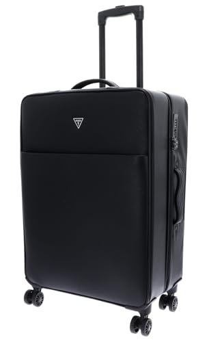 GUESS Napoli Spinner M Black - Bagage rigide au design raffiné